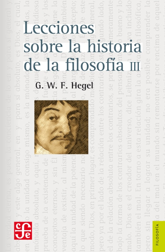 LECCIONES SOBRE LA HISTORIA DE LA FILOSOFIA. III. | G. W. F. HEGEL