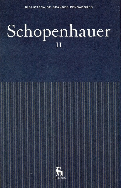 SCHOPENHAUER II.EL MUNDO COMO VOLUNTAD Y REPRESENTACION II  Rebaja 395 Bs. | ARTHUR SCHOPENHAUER