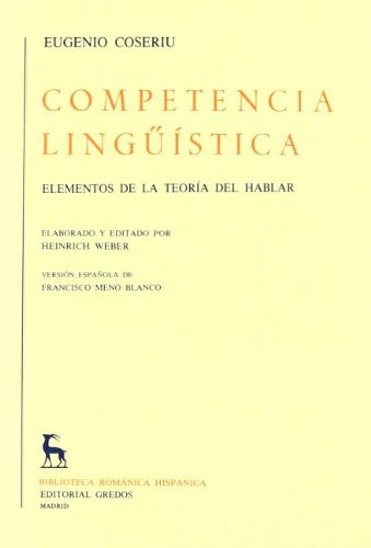 COMPETENCIA LINGUISTICA. OFERTA 4O Bs. | EUGENIO COSERIU