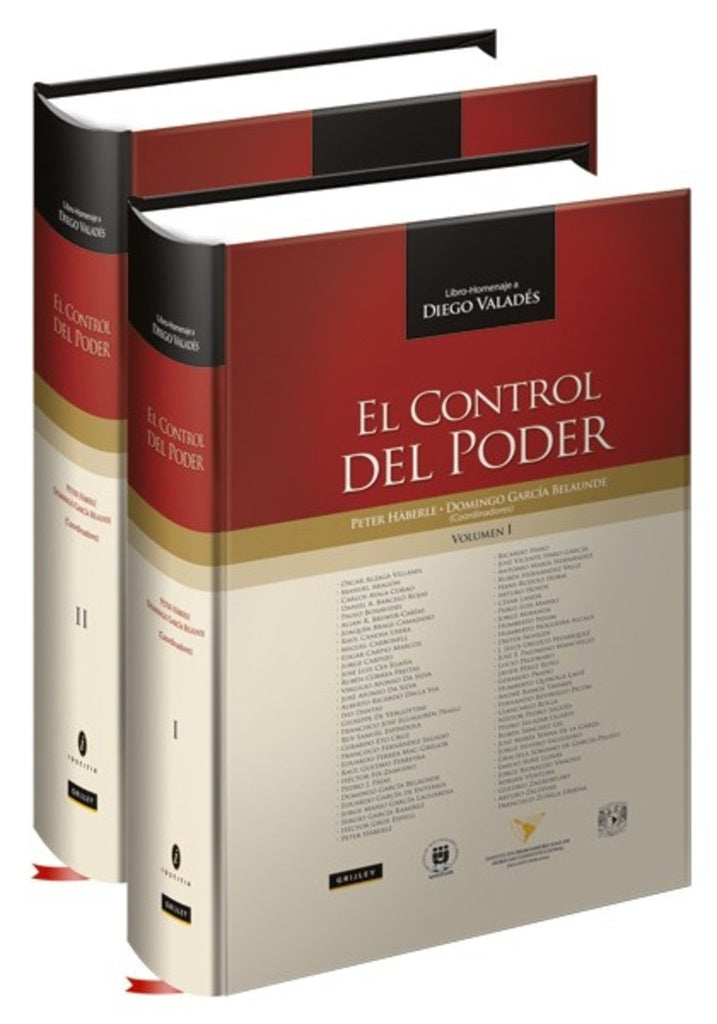 CONTROL DEL PODER, EL. LIBRO HOMENAJE DIEGO VALADES. 2 VOLUMENES . OFERTA Bs. 360 | PETER HABERLE