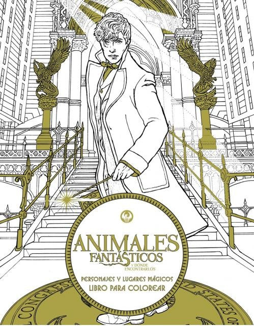 ANIMALES FANTASTICOS Y DONDE ENCONTRARLOS: PERSONAJES Y LUGARES MAGICOS. LIBRO P