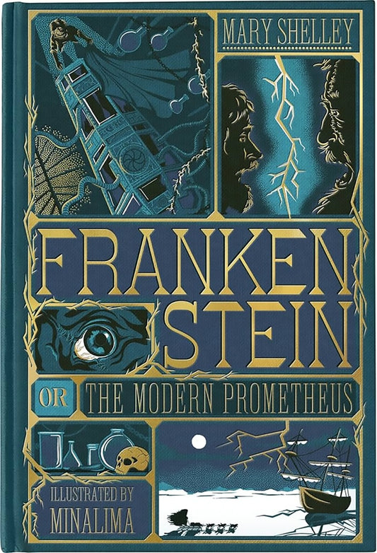 FRANKENSTEIN OR THE MODERN PROMETHEUS.ILLUSTRATED BY MINALIMA | MARY SHELLEY