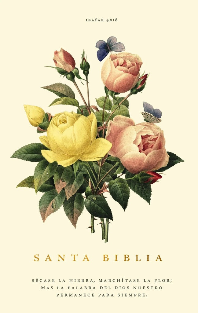 SANTA BIBLIA. Tapa dura, Floral