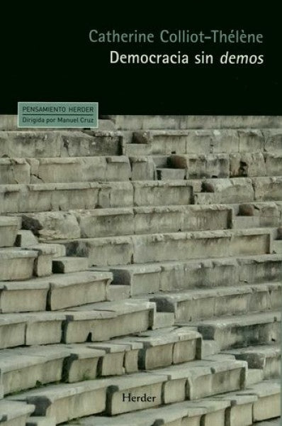 DEMOCRACIA SIN DEMOS | CATHERINE COLLIOT-THELENE