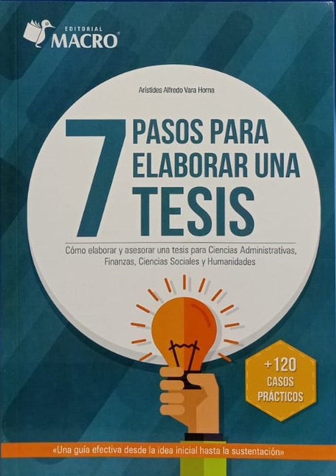 7 PASOS PARA ELABORAR UNA TESIS, LOS | ARISTEDES VARA