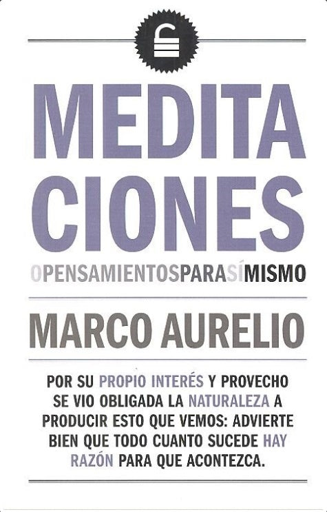 MEDITACIONES | MARCO AURELIO