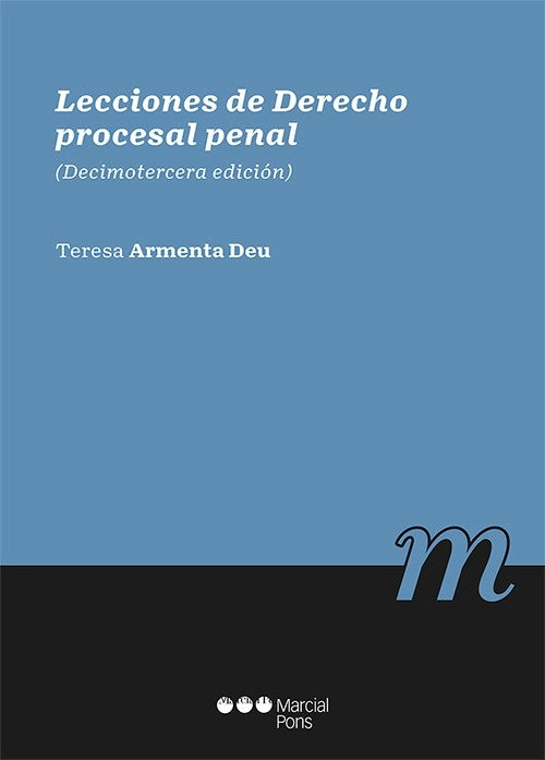LECCIONES DE DERECHO PROCESAL PENAL | TERESA ARMENTA DEU