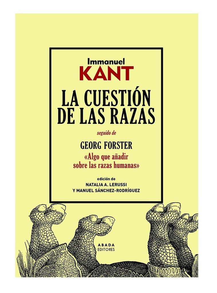 CUESTION DE LAS RAZAS, LA | IMMANUEL KANT