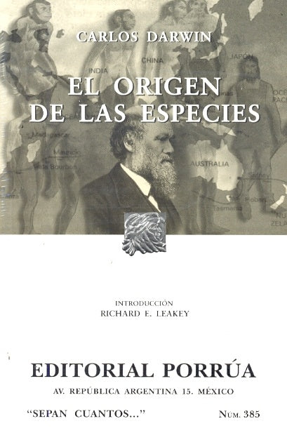 ORIGEN DE LAS ESPECIES, EL. | CHARLES DARWIN
