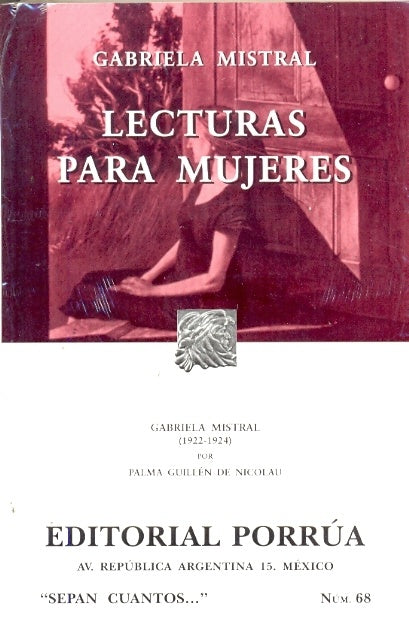 LECTURAS PARA MUJERES Rebaja 53 Bs. | GABRIELA MISTRAL
