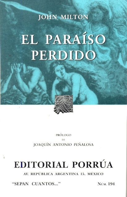 PARAISO PERDIDO, EL. | JOHN MILTON