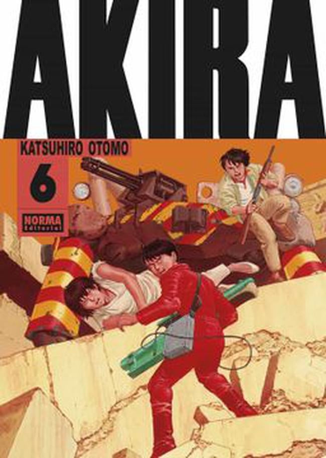 AKIRA 6. EDICION ORIGINAL (BLANCO Y NEGRO) + 6 POSTALES (ULTIMO NUMERO) | OTOMO KATSUHIRO