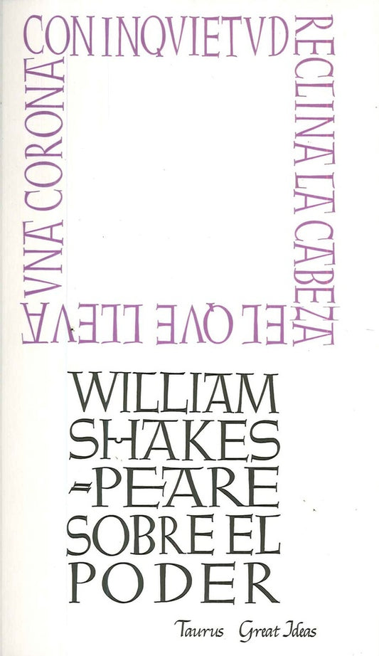 SOBRE EL PODER. OFERTA 20 Bs. | WILLIAM SHAKESPEARE