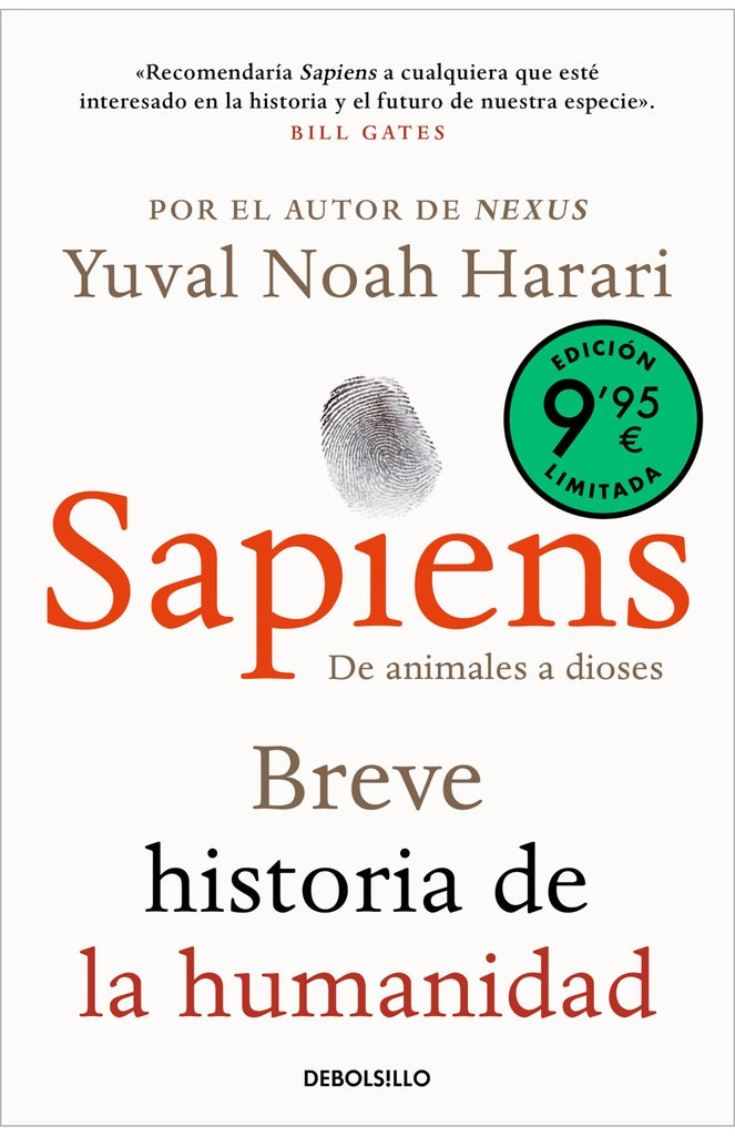 SAPIENS. BREVE HISTORIA DE LA HUMANIDAD | YUVAL NOAH HARARI