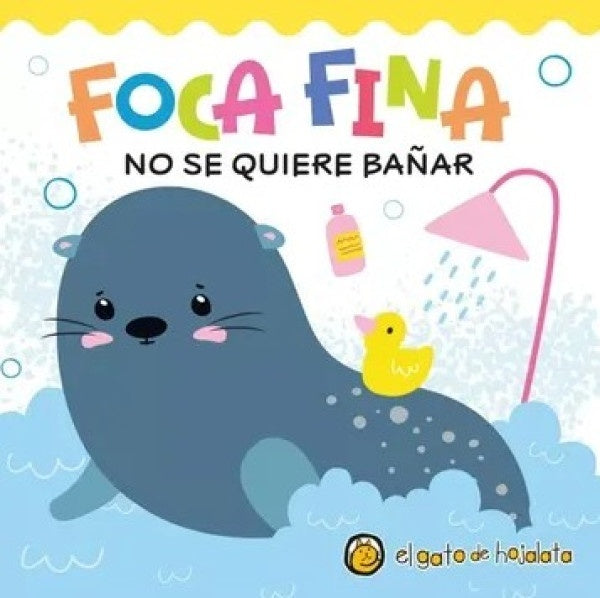 BURBUJAS Y LUCES. FOCA FINA NO SE QUIERE BAÑAR