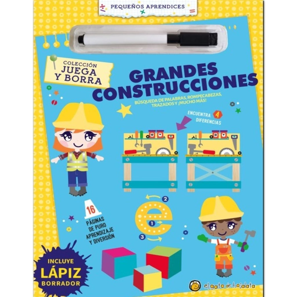 JUEGA Y BORRA. GRANDES CONSTRUCCIONES