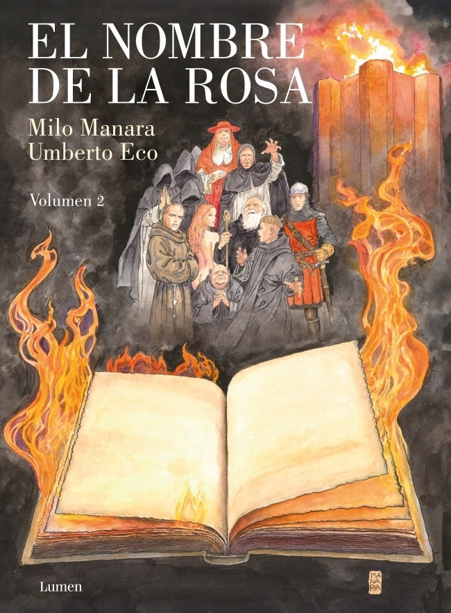 NOMBRE DE LA ROSA,EL. VOL.2. NOVELA GRAFICA | UMBERTO ECO