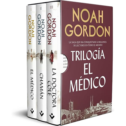 TRILOGIA EL MEDICO. LA DOCTORA COLE. CHAMAN. EL MEDICO. ESTUCHE  | NOAH GORDON