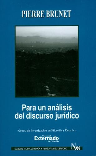 PARA UN ANALISIS DEL DISCURSO JURIDICO | PIERRE BRUNET