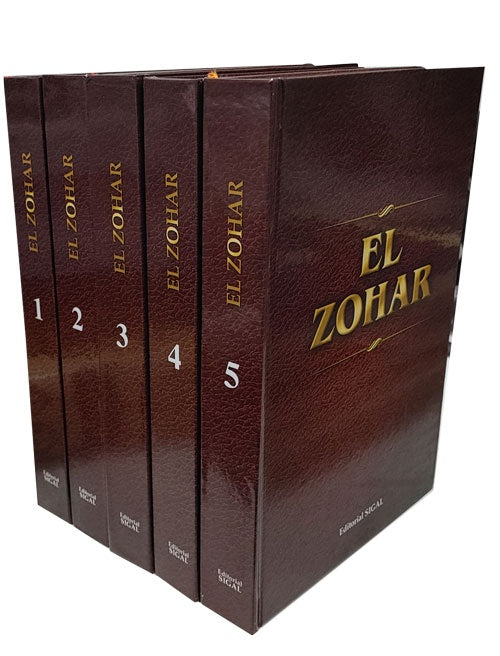 ZOHAR, EL. 5 TOMOS