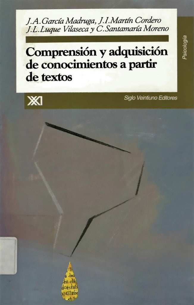 COMPRENSION Y ADQUISICION DE CONOCIMIENTOS A PARTIR DE TEXTOS. REBAJA 40 BS.  | VARIOS AUTORES