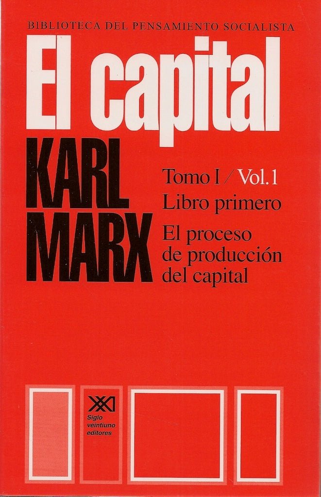 CAPITAL, EL. TOMO I / VOL 1 | CARLOS MARX