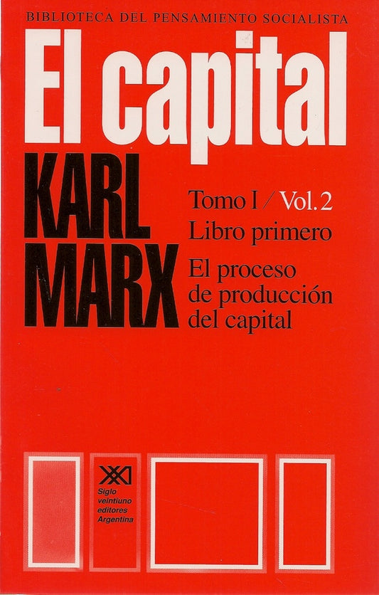 CAPITAL, EL. TOMO I / VOL 2 | CARLOS MARX