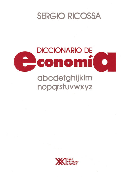 DICCIONARIO DE ECONOMIA | SERGIO RICOSSA