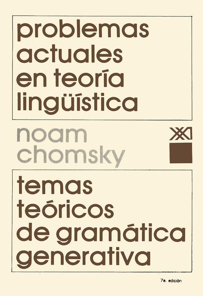 PROBLEMAS ACTUALES EN TEORIA LINGUISTICA / TEMAS TEORICOS DE GRAMATICA GENERATIVA Rebaja 99 Bs. | NOAM CHOMSKY