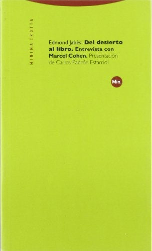 DEL DESIERTO AL LIBRO | EDMOND JABES