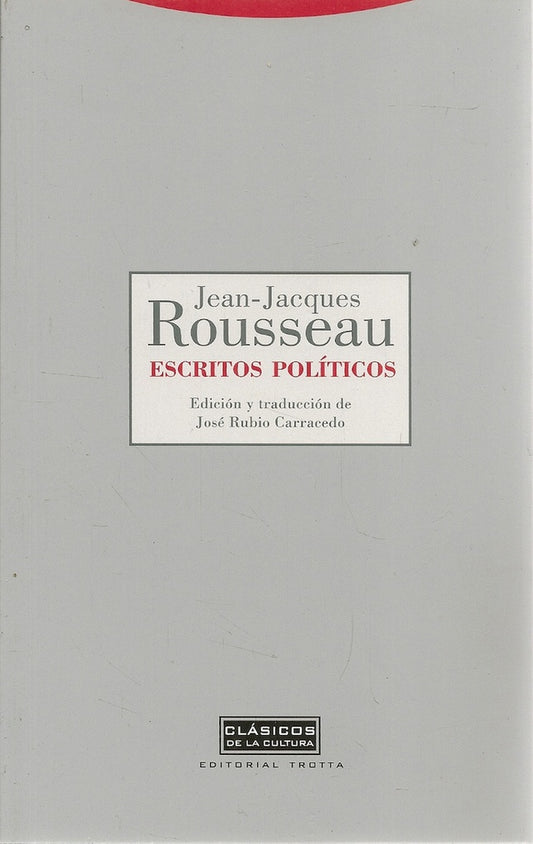 ESCRITOS POLITICOS | JEAN JACQUES ROUSSEAU