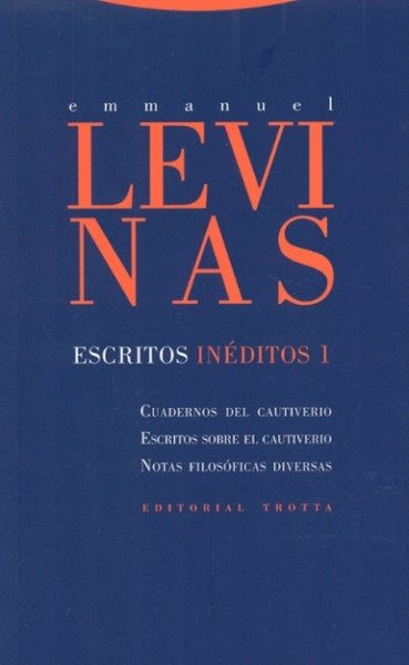 ESCRITOS INEDITOS 1 | EMMANUEL LEVINAS