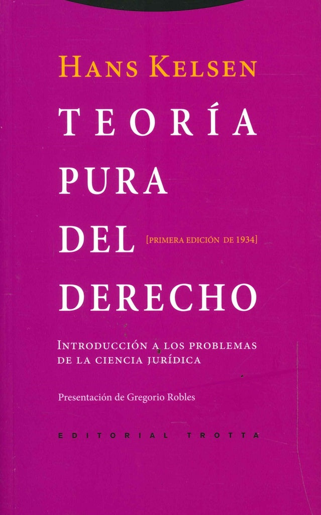 TEORIA PURA DEL DERECHO | HANS KELSEN