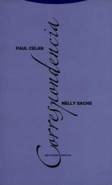 CORRESPONDENCIA. OFERTA 40 Bs. | NELLY SACHS PAUL CELAN