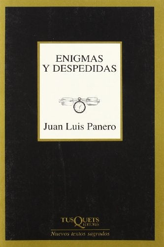 ENIGMAS Y DESPEDIDAS OFERTA 40 Bs. | JUAN LUIS PANERO