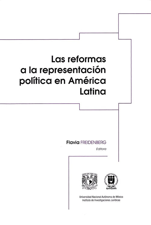 REFORMAS A LA REPRESENTACION POLITICA EN AMERICA LATINA, LAS | VARIOS