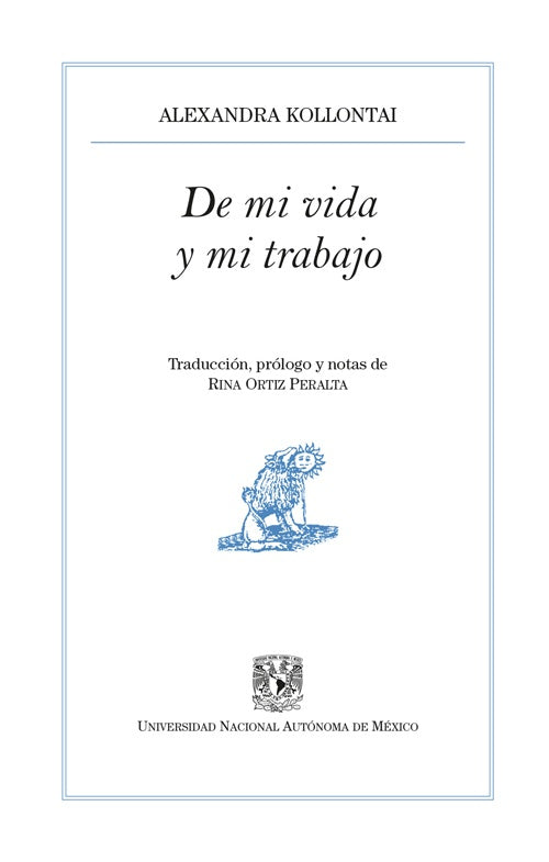 DE MI VIDA Y MI TRABAJO | ALEXANDRA KOLLONTAI