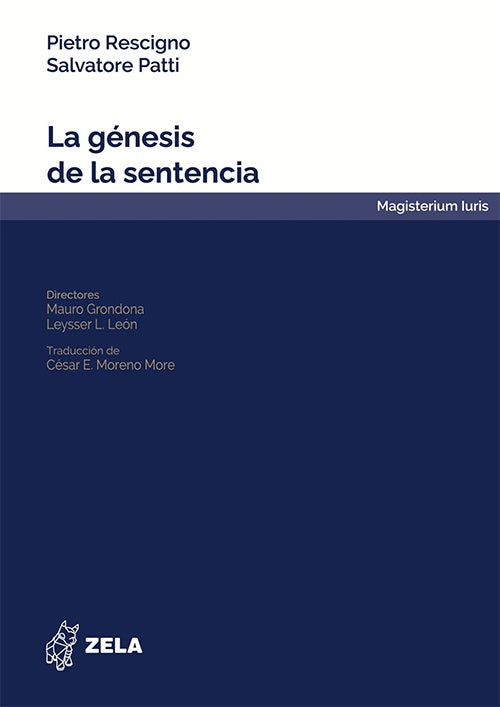 GENESIS DE LA SENTENCIA | PIETRO RESCIGNO
