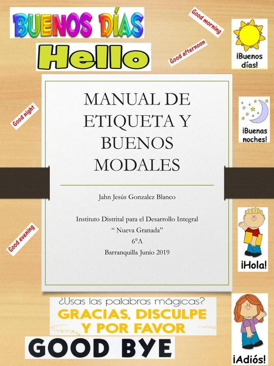 MANUAL DE BUENOS MODALES Y ETIQUETA INFANTIL | PILAR RICHARDSON
